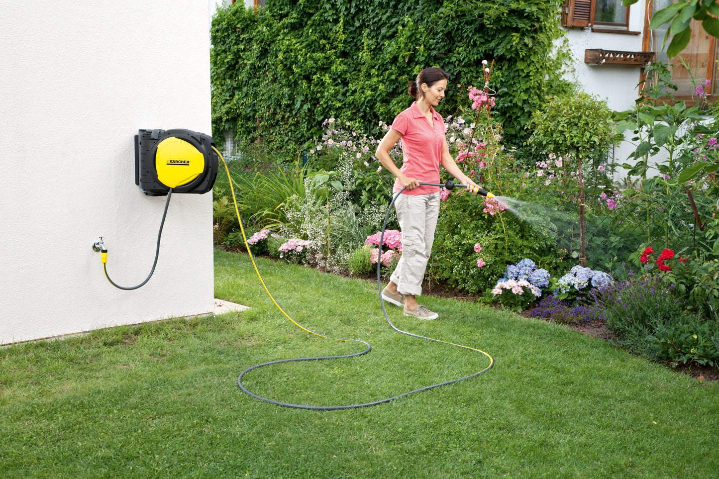 Accesorio para Jardín Enrrollador Automatico CR 7.220 20 MTS 1/2