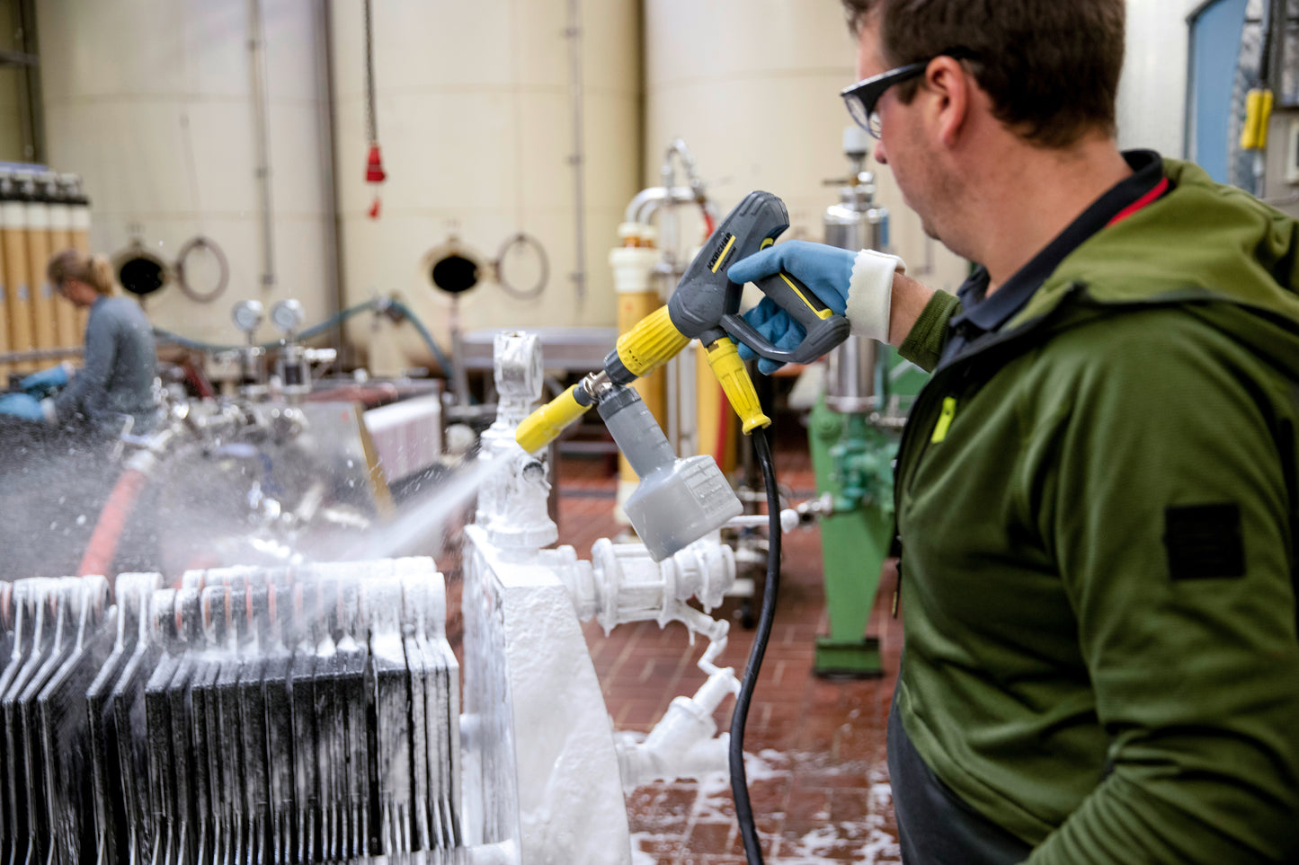 Lanza de espuma con bidón Basic 1, 350 l/h - 600 l/h