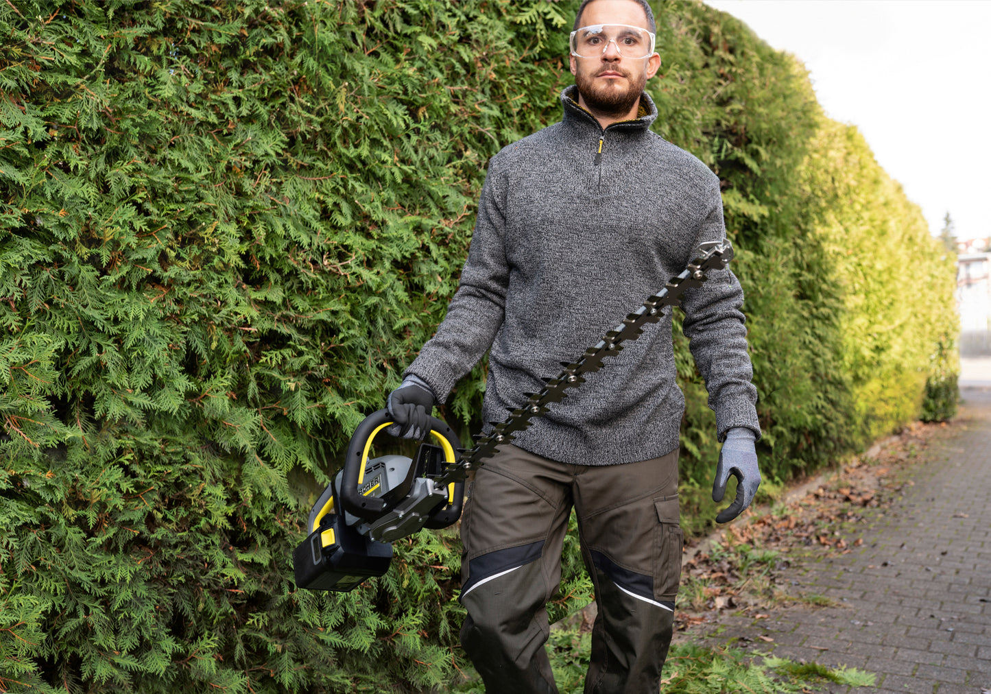 Cortador de Cetos a baterías, HT 650/36 Bp, 36 V y 6.0 Ah