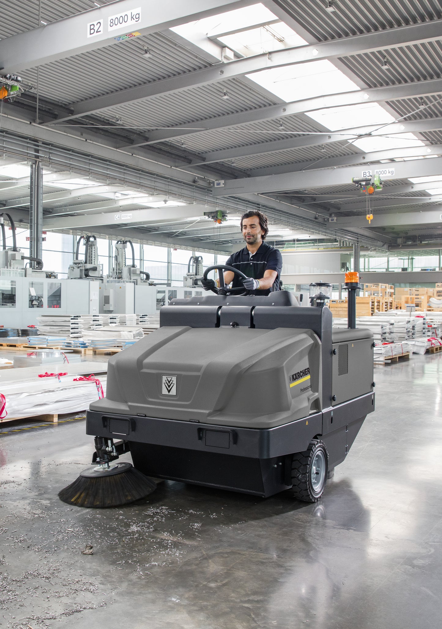 Barredora y Barre- Aspiradora KM 120/250 R D Classic