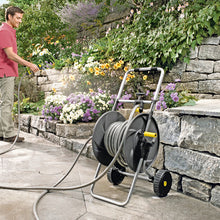 Accesorio para Jardín Carro Portamangueras de Metal HT80M sin Manguera