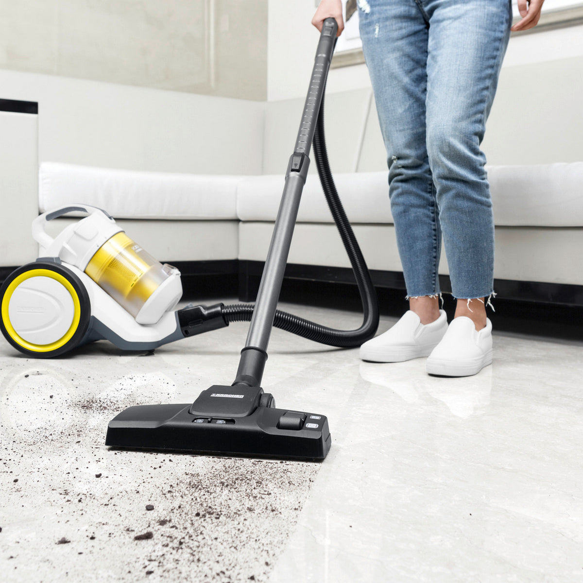 VC3 Aspiradora Karcher en Seco Premium