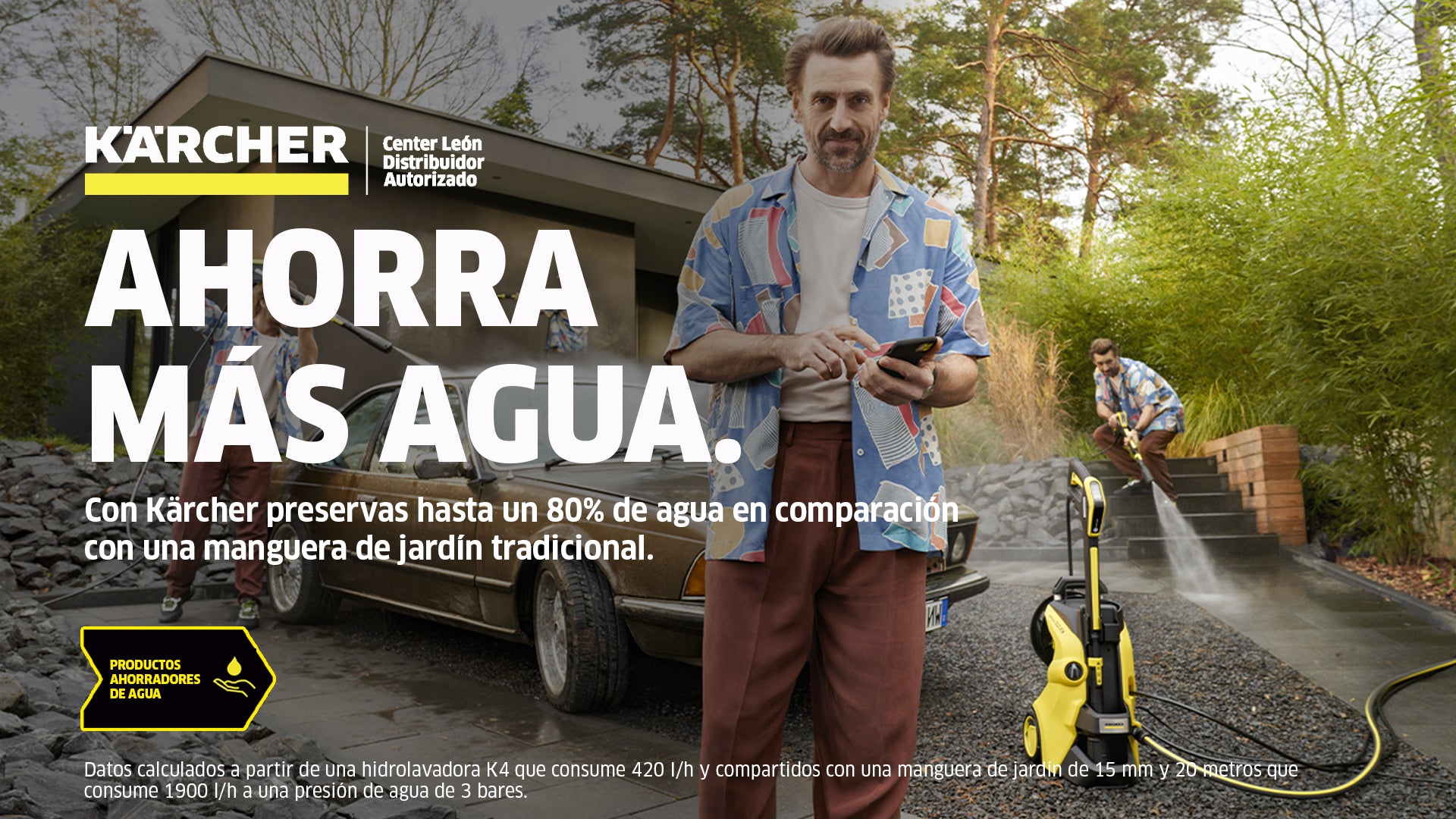 Descubre cómo ahorrar en casa con productos de limpieza Kärcher.