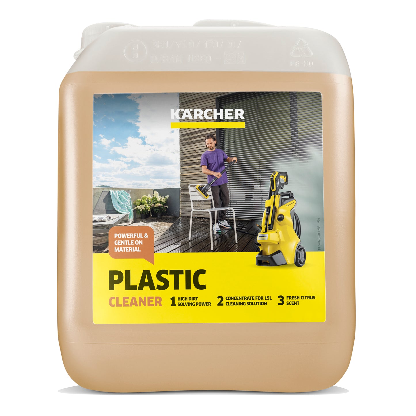 Detergente Karcher para Limpieza de Plastico 3 en 1 de 5 Litros