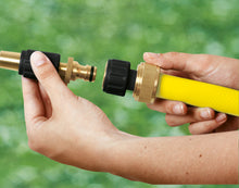 Accesorio para Jardín Conector para Manguera de Latón 3/4 Aquastop