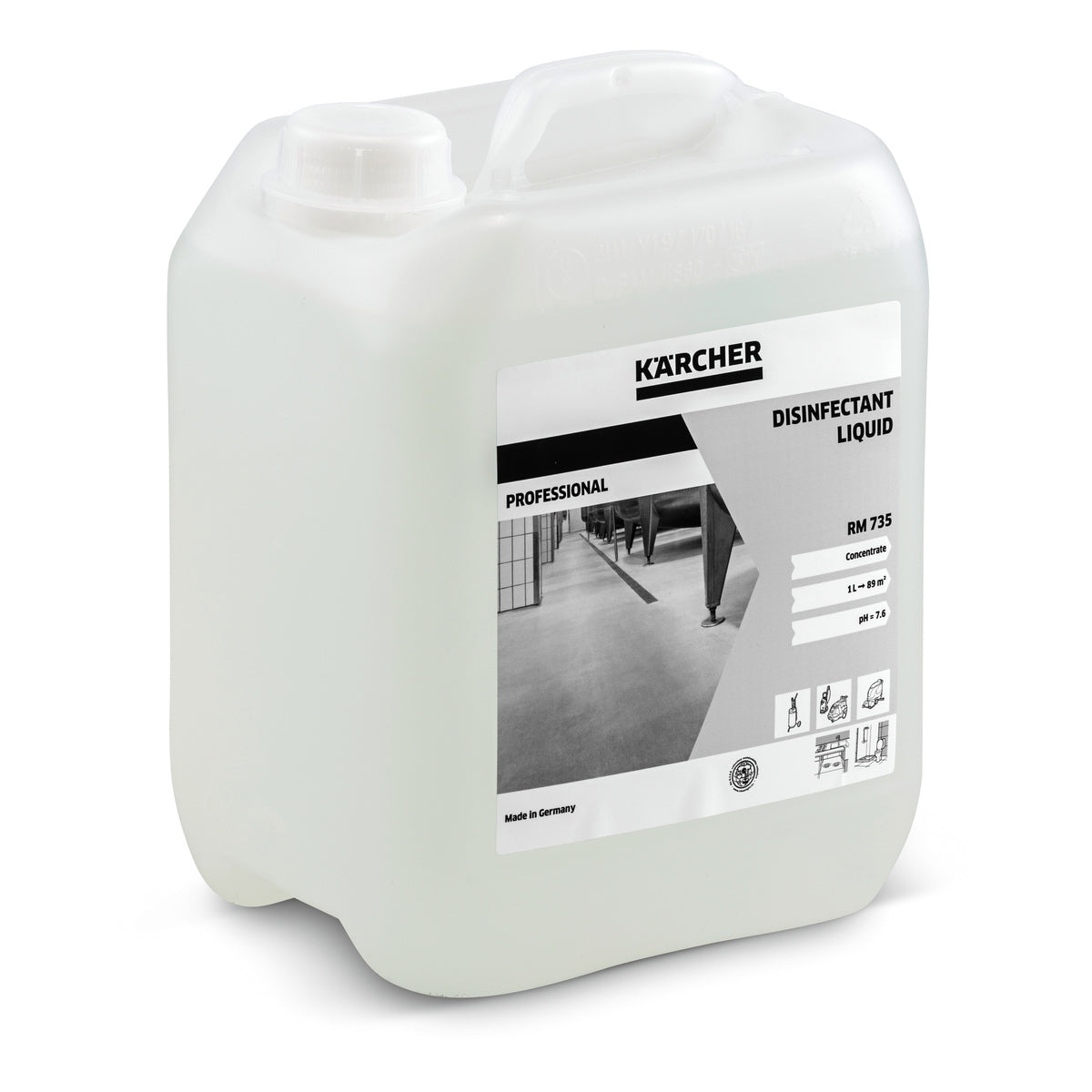Detergente Karcher RM 735 Agente Desinfectante 5 L